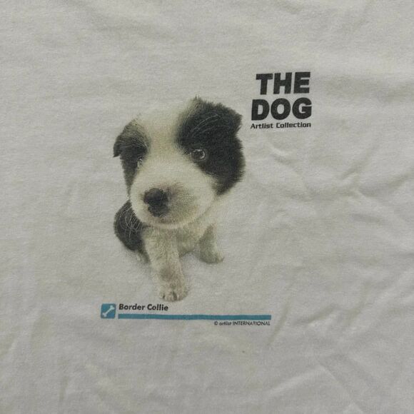 Vintage The Dog Artlist Collection Border Collie T-Shirt One Size Fits All - Picture 2 of 6